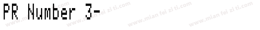PR Number 3字体转换